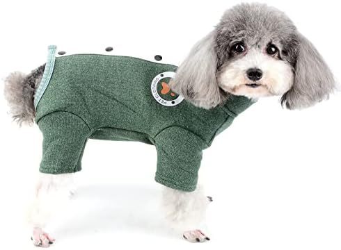 Ranphy mala pseća odjeća kućni ljubimac topli džemper padpy pidžama fleece obložena psa cjelokupna outfit kornjača za onussie dukserica