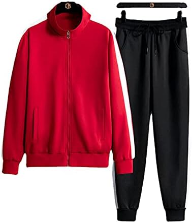 Muška tracksuit 2 komada ležerne hlače jakne kaputa znoj hip -hop setovi odjeće za odjeću