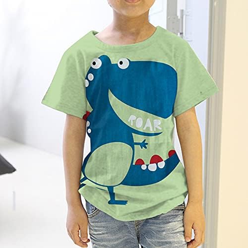 Djeci djevojke crtana odjeća Tee Animal Animal Tops Dinosaur Toddler Boys Majica za bebe Dječaci Dječaci vrhovi kratki rukavi
