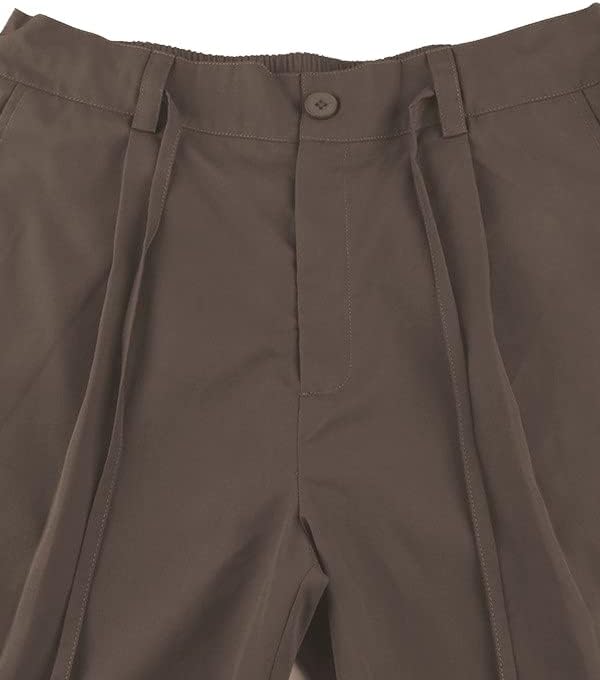 Andlcuy ženski srednji struk teretni gaćica vreća s vrećama s niskim ulaznim teretnim hlačama casual labavi džepni jogger ravne hlače