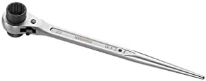 Teng Tools skele Podger Ključ 19 x 22 i 8 inčni mini rezač za vijke, srebro