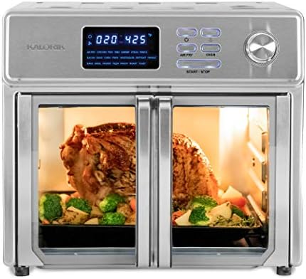 Kalorik 26 Qt Digital Maxx Air Fryer pećnica s 7 dodataka, pečenjara, broilera, rotisserie, dehidratora, pećnice, tostera, pećnice