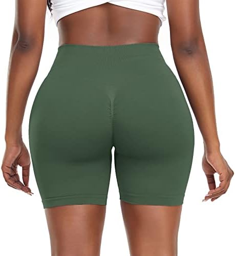 Američki trendovi Žene treninge kratke hlače besprijekorne elastične spandex kratke hlače joga trčanje sportskih kratkih hlača