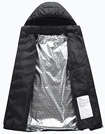 Muška grijana jakna 4pcs zagrijavanje električnih grijaćih jastučića 3 Postavljanje brzo toplije jakne