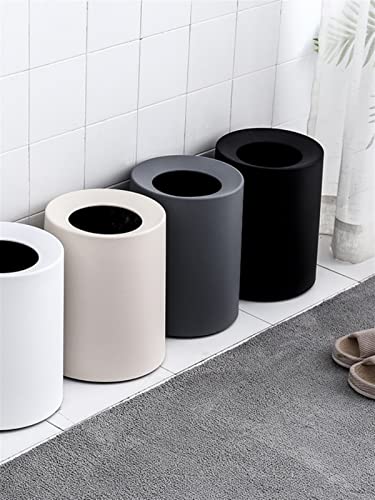 Dypasa košarica za otpad od 12l kuhinja smeće može moderni minimalistički papir s velikim kapacitetom bez pokrivača za dnevnu sobu