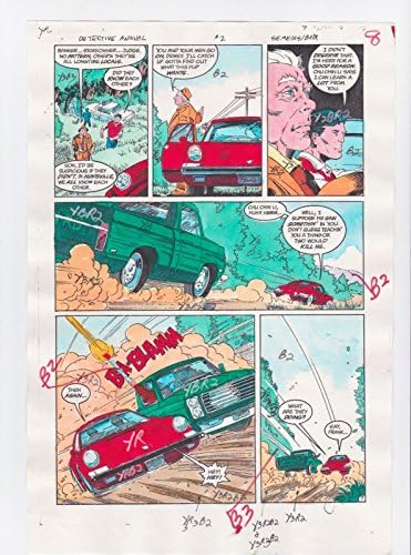 Godišnjak detektivskih stripova 9. stranica 7 umjetnička režija stripova o Batmanu s potpisom A. ROI koa