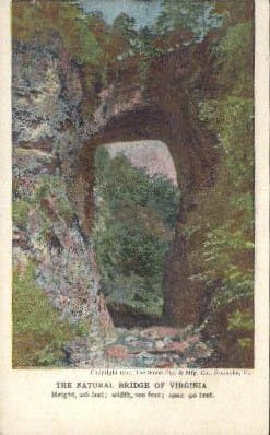 Prirodni most, Virginia Razgledna razglednica