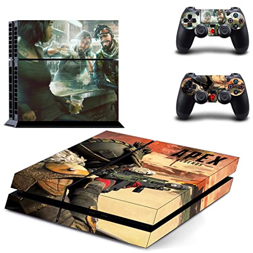Igra legende - Apex Game Battle Royale Bloodhound Gibraltar PS4 ili PS5 naljepnica kože za PlayStation 4 ili 5 konzola i 2 kontrolera