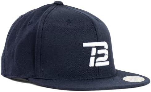TB12 opremljeni šešir, službena roba marke Tom Brady, vezeni logotip, veliki, crni, omiljeni kapica koze