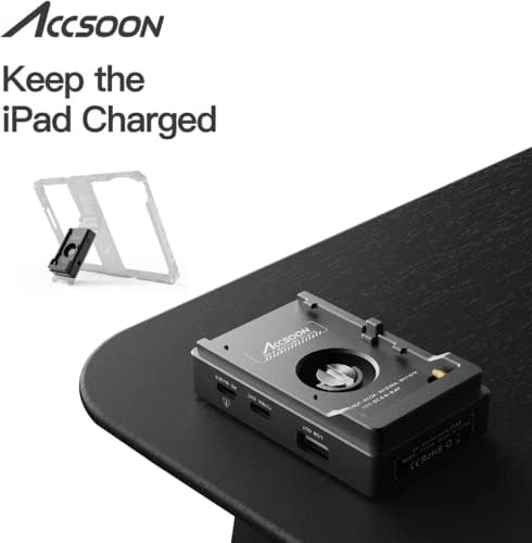 ACCSOON CEPC-03 iPad PowerCage II za iPad kompatibilan s iPad Gen 5,6,7,8,9,10, Air Gen 3,4,5, iPad Pro 9,7 inča, 10,5 inča, 11 inčni