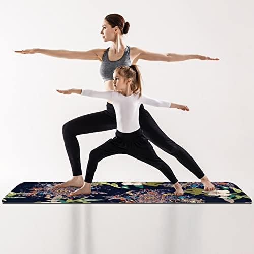 Cvjetna joga prostirka premium prostirka za ležište fitness prostirke za sve vrste joga pilates podove treninge