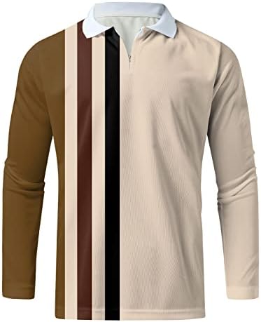 Muškarci casum jesenska zima košulja za vrat dugih rukava tiskana majica majice gornja bluza super pilinga