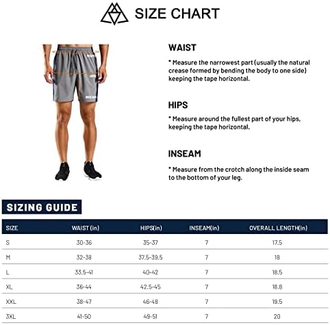 Haimont Quick Dry Athletic Trčanje za muškarce 7 '' Inseam Gym trening trening kratke hlače sa džepovima s patentnim zatvaračem