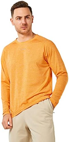 Majice za trčanje za muškarce s okruglim vratom s dugim rukavima brzo sušeća sportska majica koja odvodi vlagu