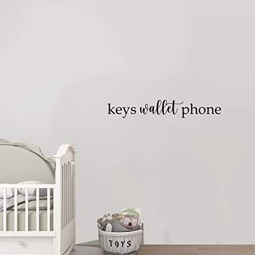 Ključevi novčanik telefona naljepnice zidne dekor Obiteljski inspirativni zidni naljepnici citati za dnevnu sobu spavaća soba uredski