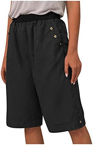 Slatke ljetne odjeće Ljetne casual kratke hlače Drvane kratke hlače ženske atletske kratke hlače s džepovima Žene kratke teretne hlače