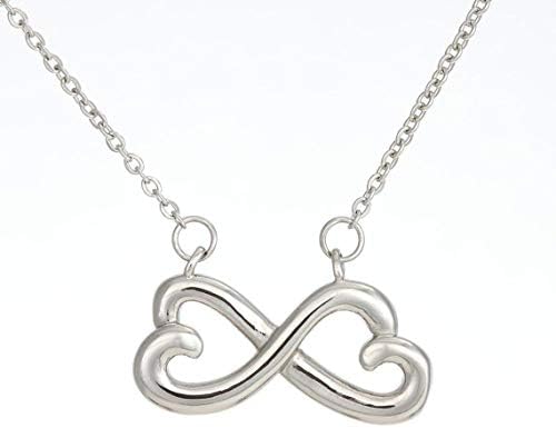 Ručno izrađeni nakit - Inspirativni sretan rođendan poklon Zlatna ogrlica Infinity Heart Heart Nakiljenja nakita Nakit Poklon Personalizirani