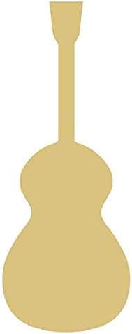 Izrez za akustičnu gitaru nedovršeni drveni glazbeni instrument bend vješalica za vrata oblik MDF platna Stil 1