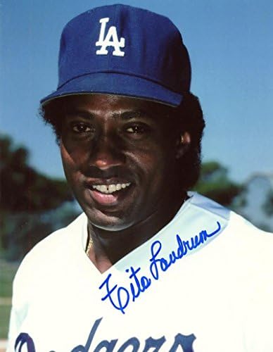 Tito Landrum Los Angeles Dodgers potpisao je Autografirani 8x10 fotografija s COA