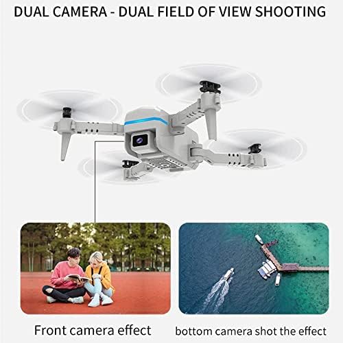 UJIKHSD DRON za odrasle s 4K kamerom, FPV Quadcopter sklopiv za početnike Jedan ključ polijetanje/slijetanje, povratak kući, 3D okret,