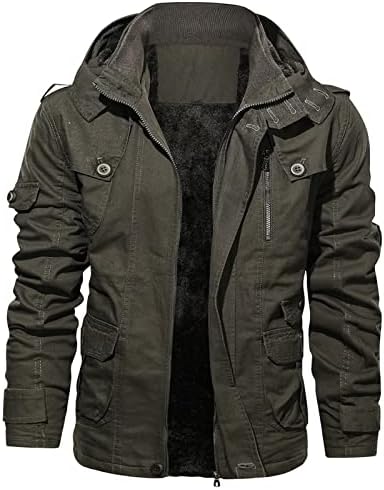 XXBR Vojne taktičke jakne za muške, patentni zatvarač s kaputama s kapuljačom na otvorenom na vanjskoj planinarskoj jakni