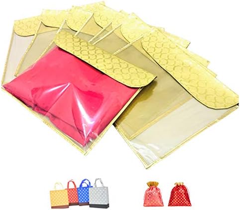 10-dijelna prozirna plastična torbica za pohranu / darivanje / organiziranje ormara kod kuće