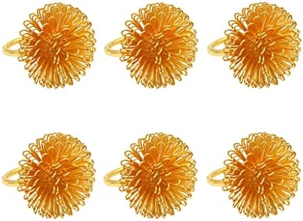 N/Ručno izrađeni salveti držač Zlatni metalni okrugli salveti prstenovi blagovaonice zabave svakodnevno