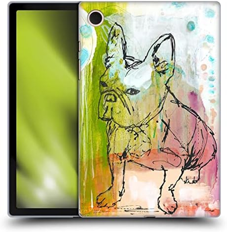 Dizajn glavnog slučaja službeno je licencirao Wyanne francuski buldog skice životinje soft gel kompatibilan sa Samsung Galaxy Tab A8