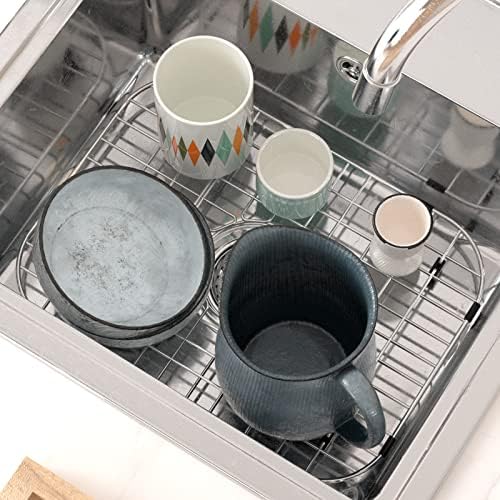 Proširivi stalak za sušenje jela preko sudopera za odvod jela u sudoperu kuhinja sudoper naselje zaštitnik sudopera za kuhinjski sudoper