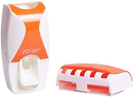 Novi refleksivni dozator za zube sa četkicama za zube set s 5, pogodan za obiteljsku upotrebu, jednostavan za upotrebu