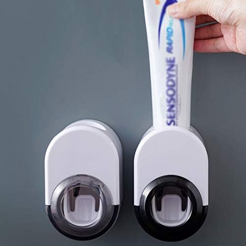 PZJ-automatska pasta za zube zid, besplatna pasta za zube za zube za obiteljsku kupaonicu za tuširanje, 6,8710 cm, siva