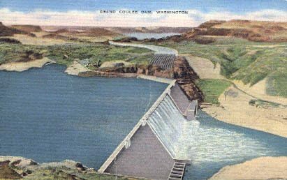 Grand Coulee Dam, Washington Razglednica