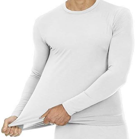 9m muški ultra mekana toplinska košulja - kompresija baselayer posada vrat vrh - runo rublje s dugim rukavima