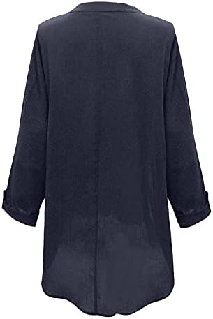 Modne ljetne casual dukserice s prugastim Dugim rukavima s četvrtastim vratom za žene lagane majice