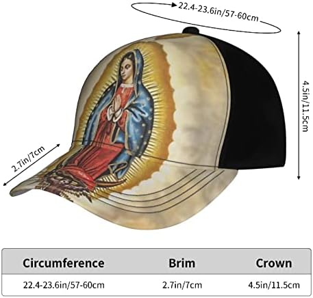 Djevica Marija, Gospa od Guadalupe, bejzbol kapu Podesiva sendvič kapica običan šešir kapica za muškarce žene žene
