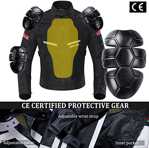 Borleni motociklističke jakne motociklističke jakne za vožnju jaknom Zaštitni prozračni oklopni motociklistički jakna za muškarce žene