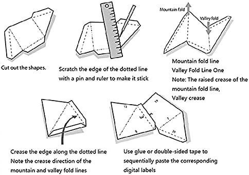 Wll-dp mačka izgleda papir model 3D papir trofej bez rezanja geometrijski papir skulptura diy origami zagonetka kreativna ukras za