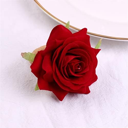 Ganfanren izvrsna vjenčana ruža cvjetna ubrus prsten ubrus prsten cvjetna uska tkanina prstena ubrus