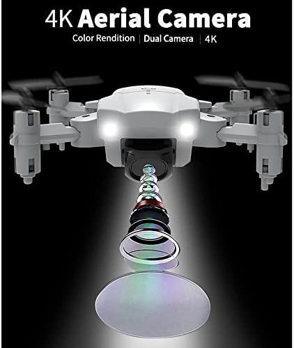 QiyHBVR dron s kamerom za odrasle hd 4K kamera uživo video dron za početnike w/visina zadržavanja, bez glave, modus bez ključa, jedan