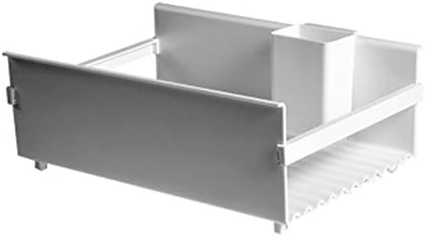 TJLSS kuhinjski sudoper za odvod stalak, ladice za odvod stalak za bijeli stalak za sušenje sudopera