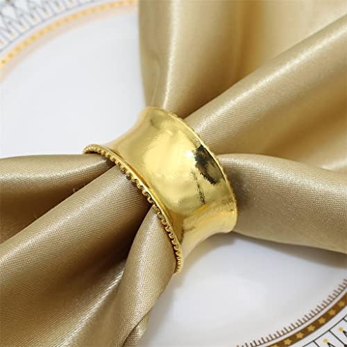 Douba Metal Sapkin držač prstenovi kopča za salvete za svadbene večere za vjenčanja prijemi obiteljski ukras