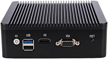 Uređaj HUNSN Micro Firewall, Mini-PC, VPN, PC-to-router, Intel Quad Core J1900, RC01, 4 x Intel I211 LAN, 2 x USB, HDMI, VGA, utor