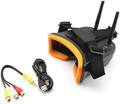 Dagijird Video slušalice Double antena 5.8G 40CH HD Mini FPV Goggle 16: 9 Zaslon za FPV Racing Drone Quadcopters